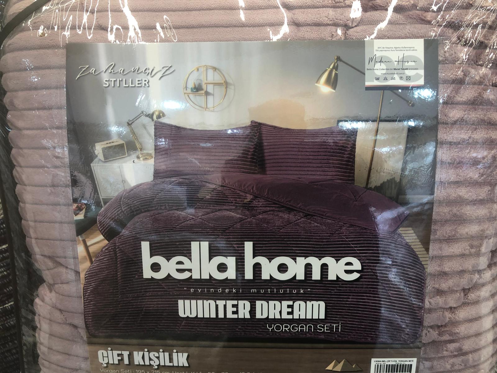 Bel. Hom. Çift Kişilik Yorgan Seti